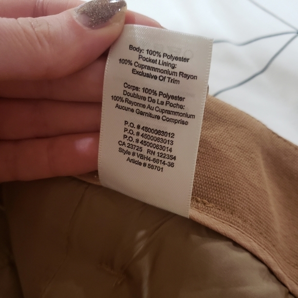 Aritzia Wilfred Delacour Pant High-Rise Belted Trouser in Brown Size Small - Picture 6 of 15